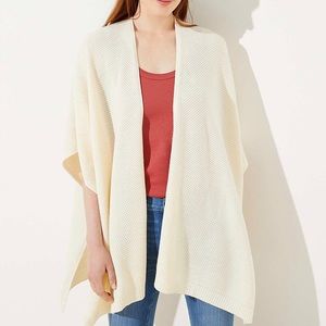LOFT Waffle Stitch Wrap - XS/S